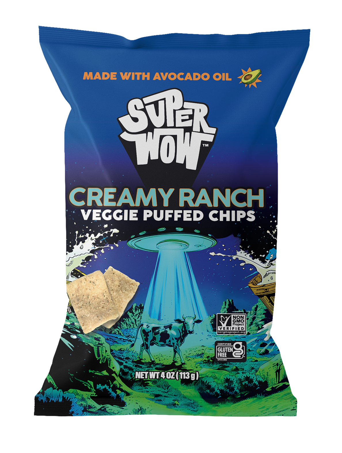 CREAMY RANCH | Veggie Puffed Chips – SuperWow